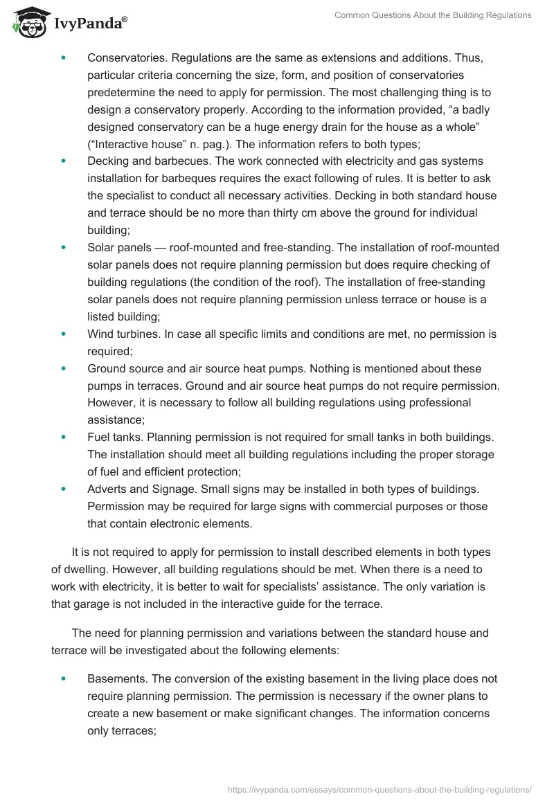 Common Questions About the Building Regulations. Page 2