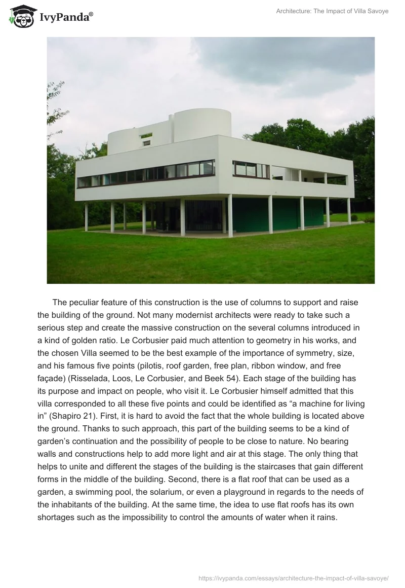 Architecture: The Impact of Villa Savoye. Page 2