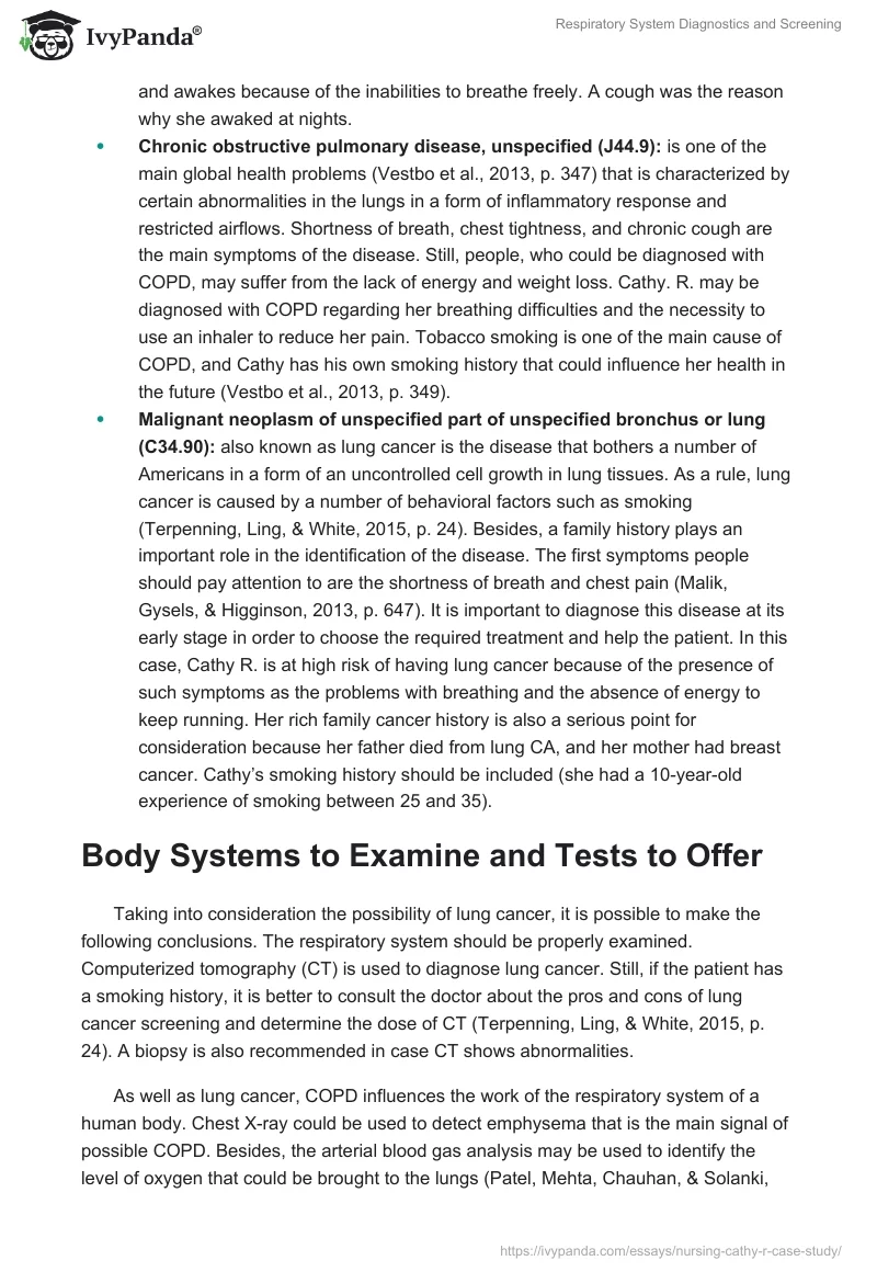 Respiratory System Diagnostics and Screening. Page 2