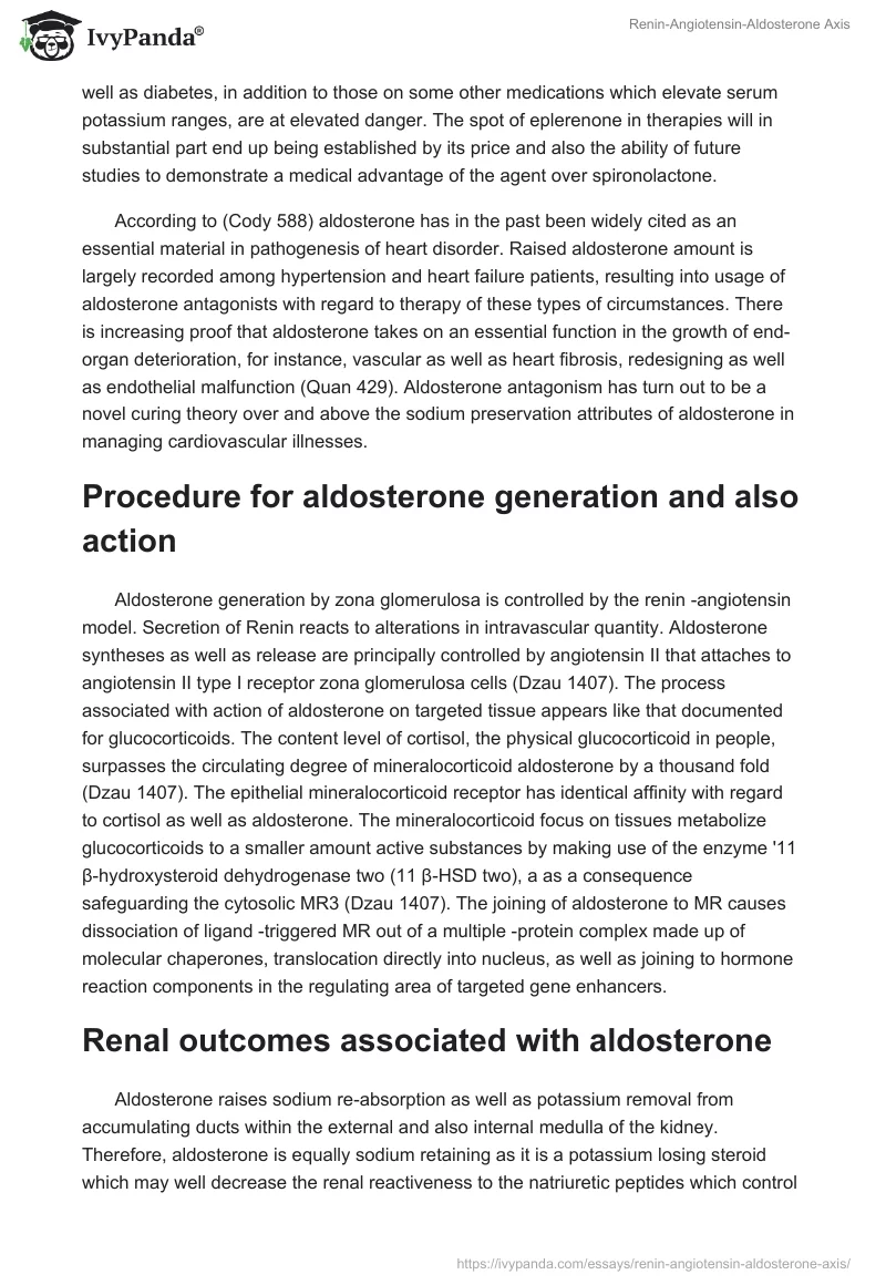 Renin-Angiotensin-Aldosterone Axis. Page 2