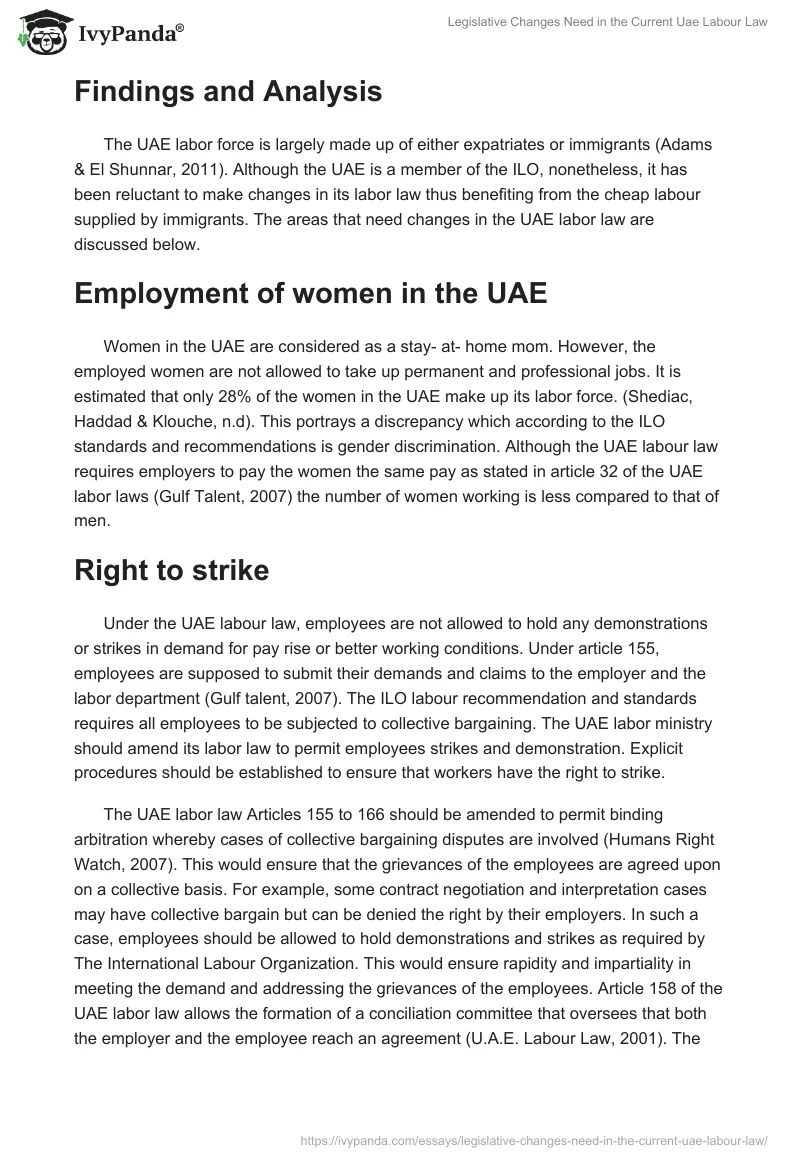 Legislative Changes Need in the Current Uae Labour Law. Page 2