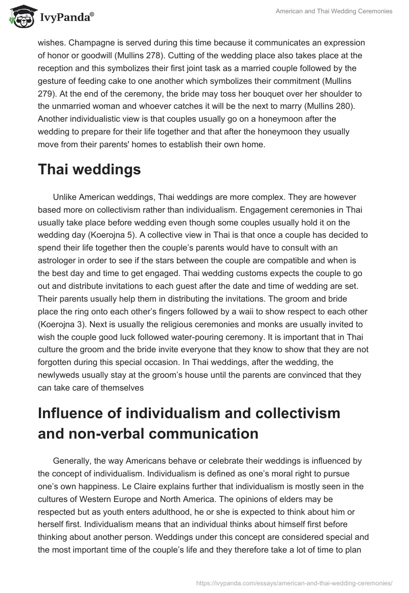American and Thai Wedding Ceremonies. Page 3