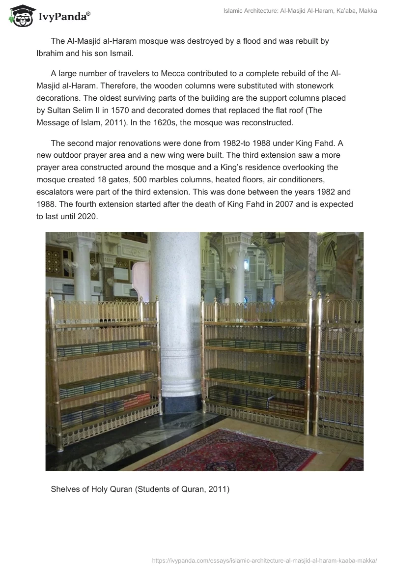 Islamic Architecture: Al-Masjid Al-Haram, Ka’aba, Makka. Page 3