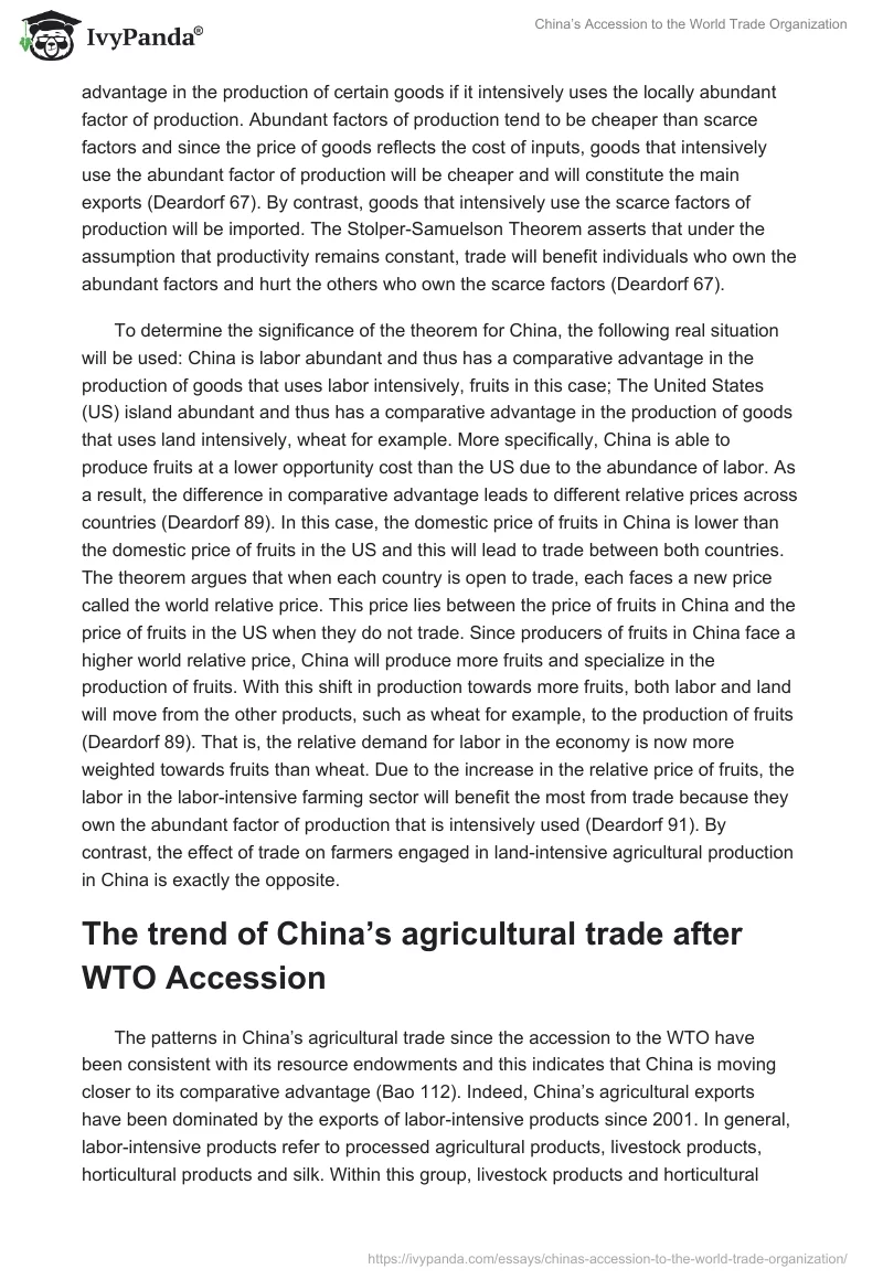 China’s Accession to the World Trade Organization. Page 2