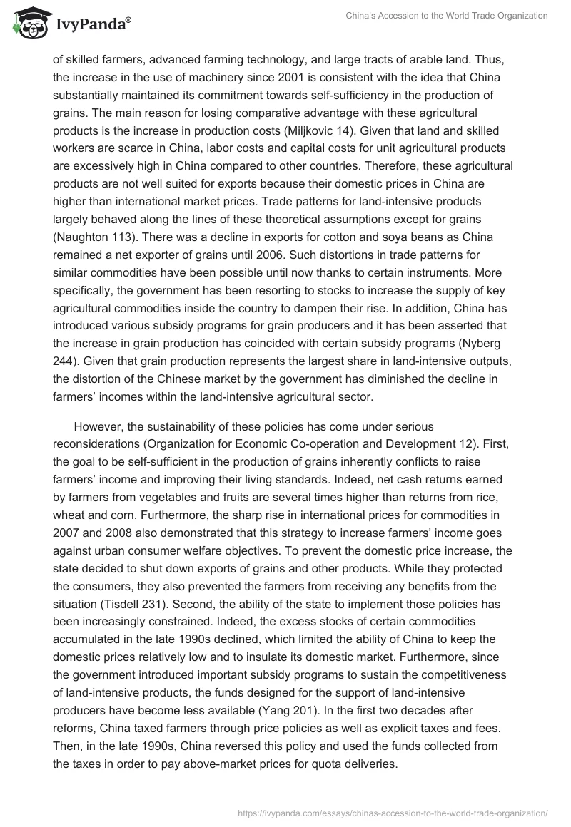 China’s Accession to the World Trade Organization. Page 5