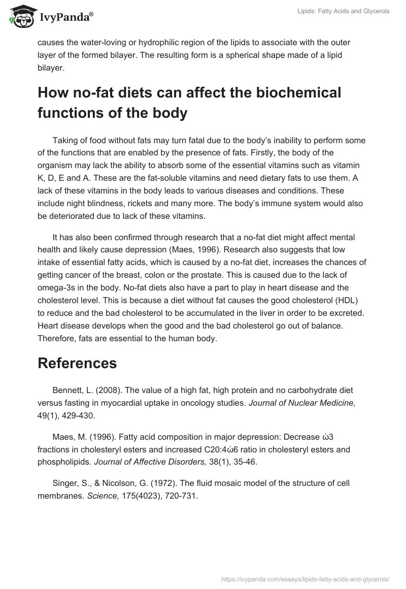 Lipids: Fatty Acids and Glycerols. Page 4