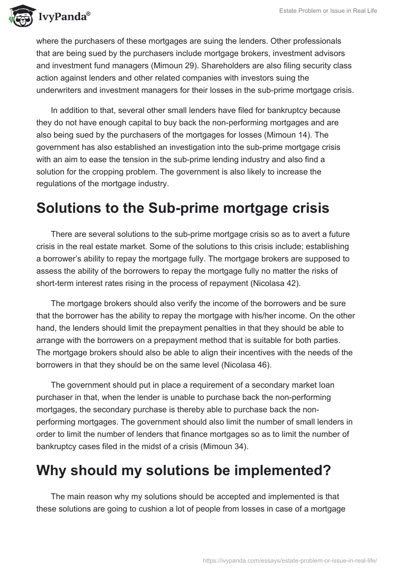 Estate Problem or Issue in Real Life. Page 3