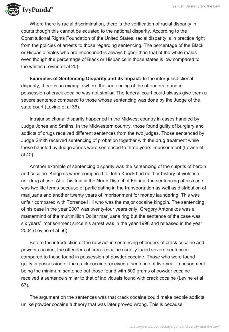 Gender, Diversity and the Law. Page 3