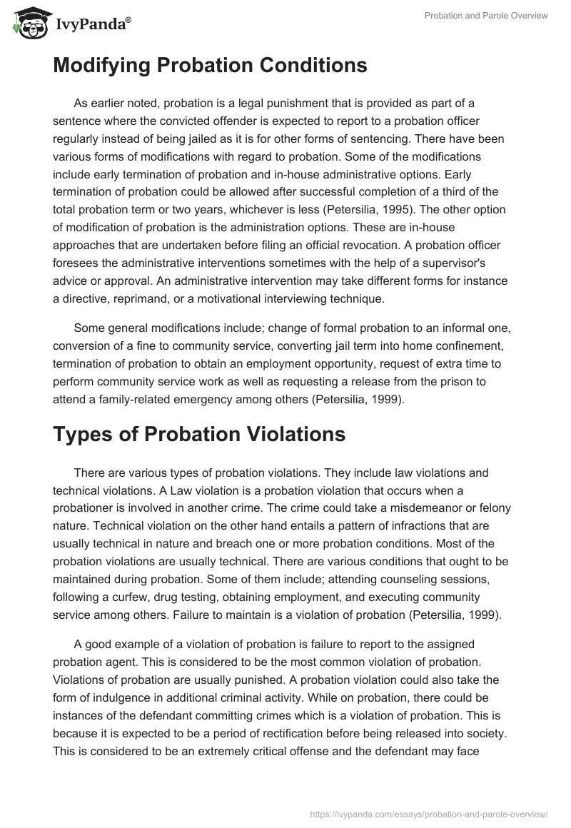 Probation and Parole Overview. Page 2