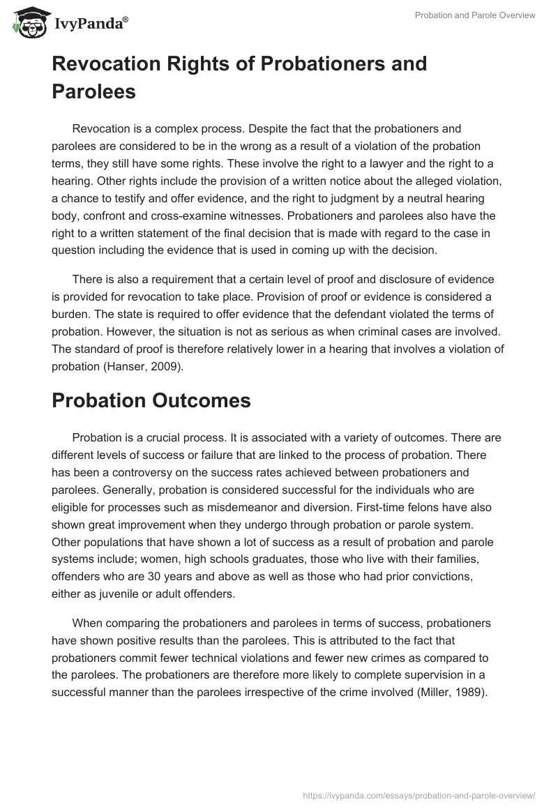 Probation and Parole Overview. Page 4