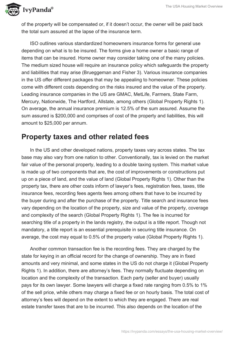 The USA Housing Market Overview. Page 4