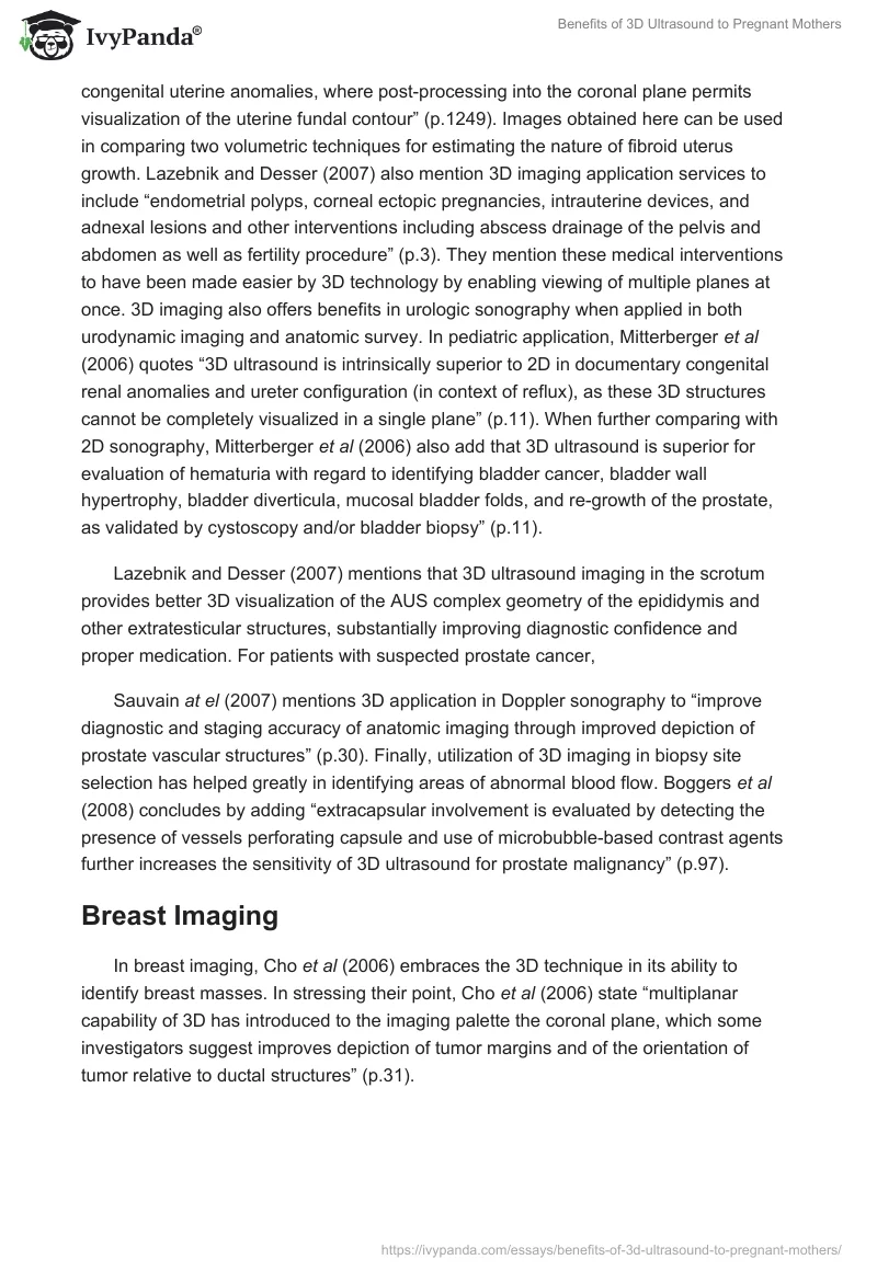 Benefits of 3D Ultrasound to Pregnant Mothers. Page 5