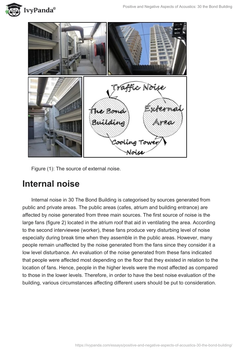 Positive and Negative Aspects of Acoustics: 30 the Bond Building. Page 2