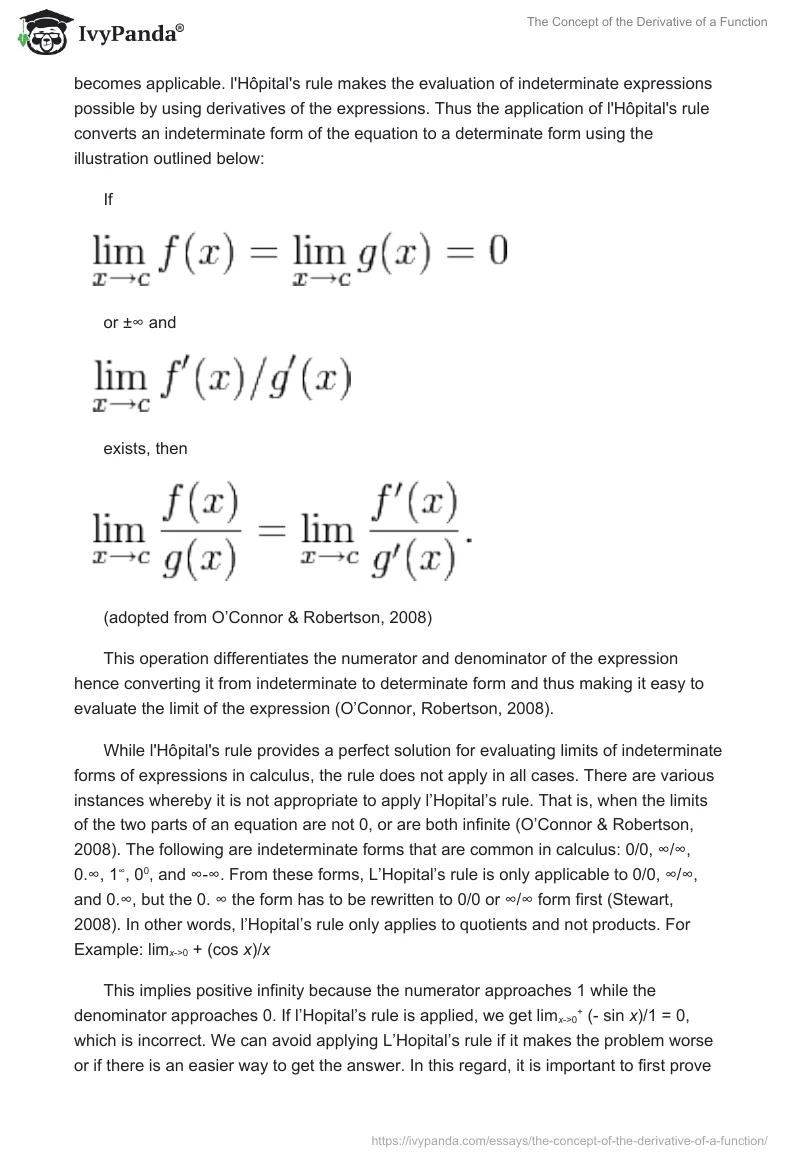 The Concept of the Derivative of a Function. Page 4