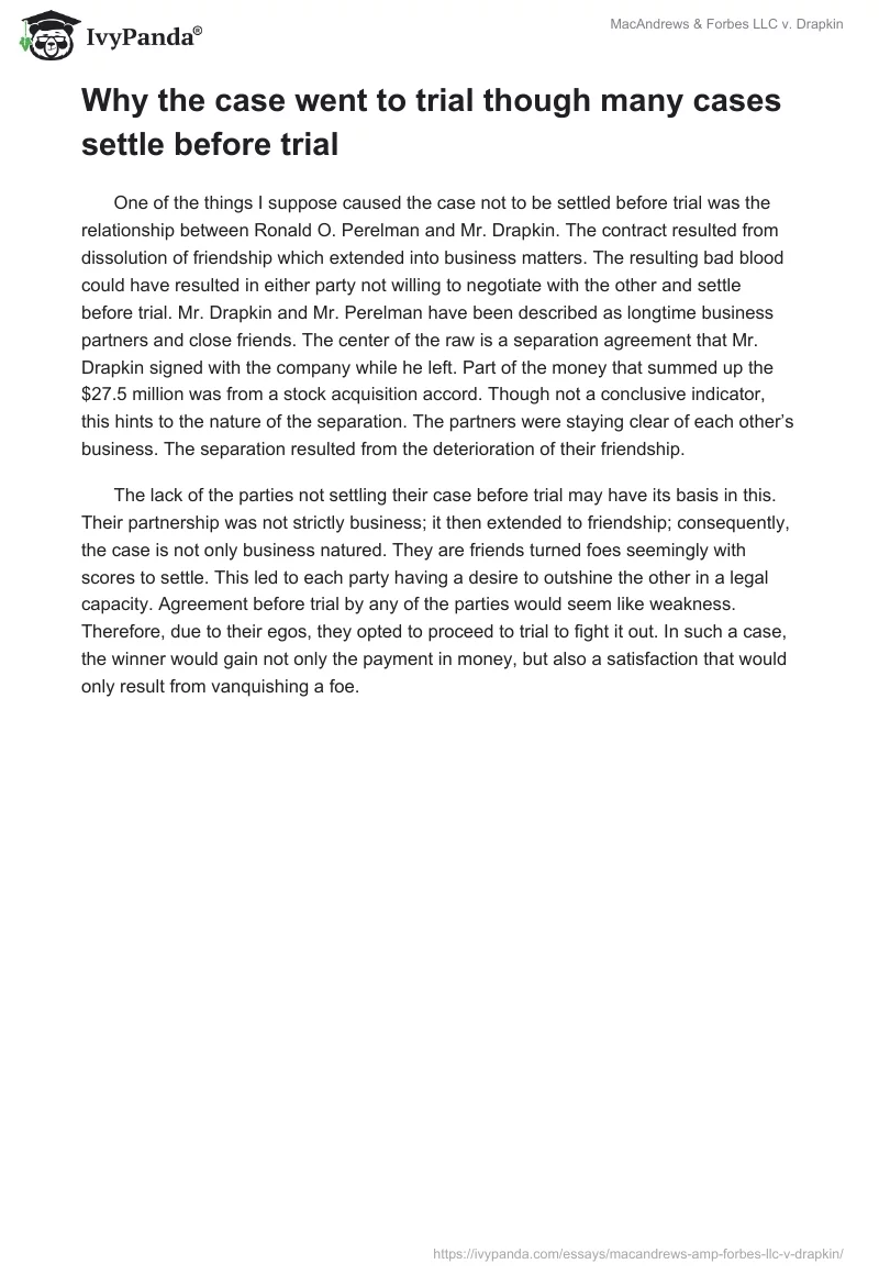 MacAndrews & Forbes LLC v. Drapkin. Page 4