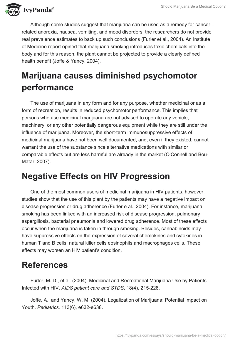 Should Marijuana Be a Medical Option?. Page 2