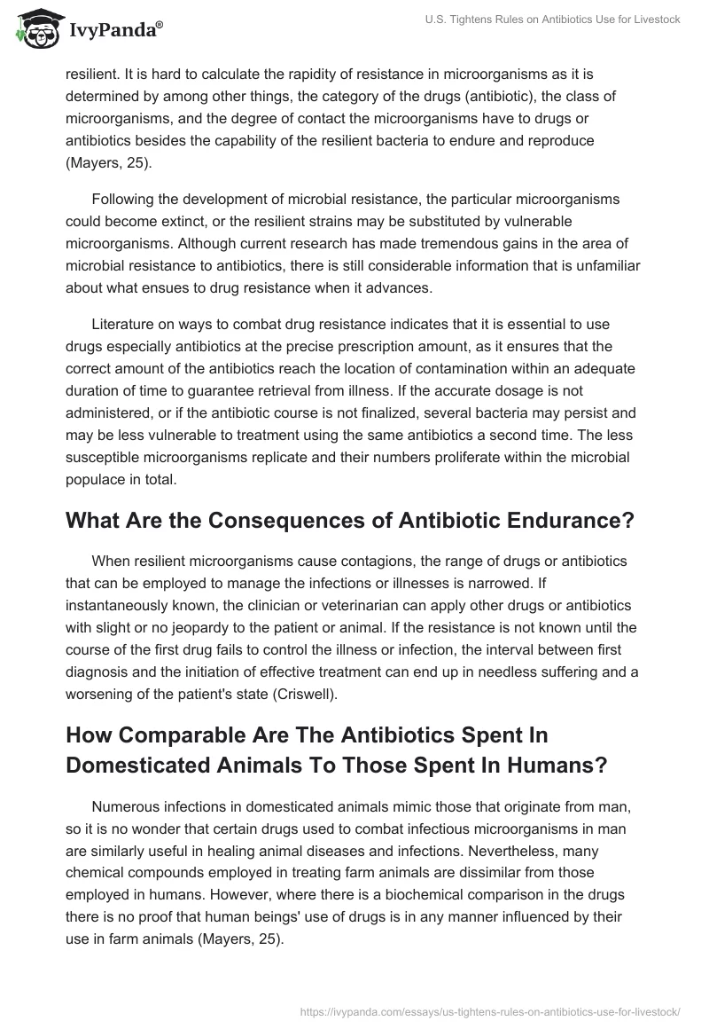 U.S. Tightens Rules on Antibiotics Use for Livestock. Page 2