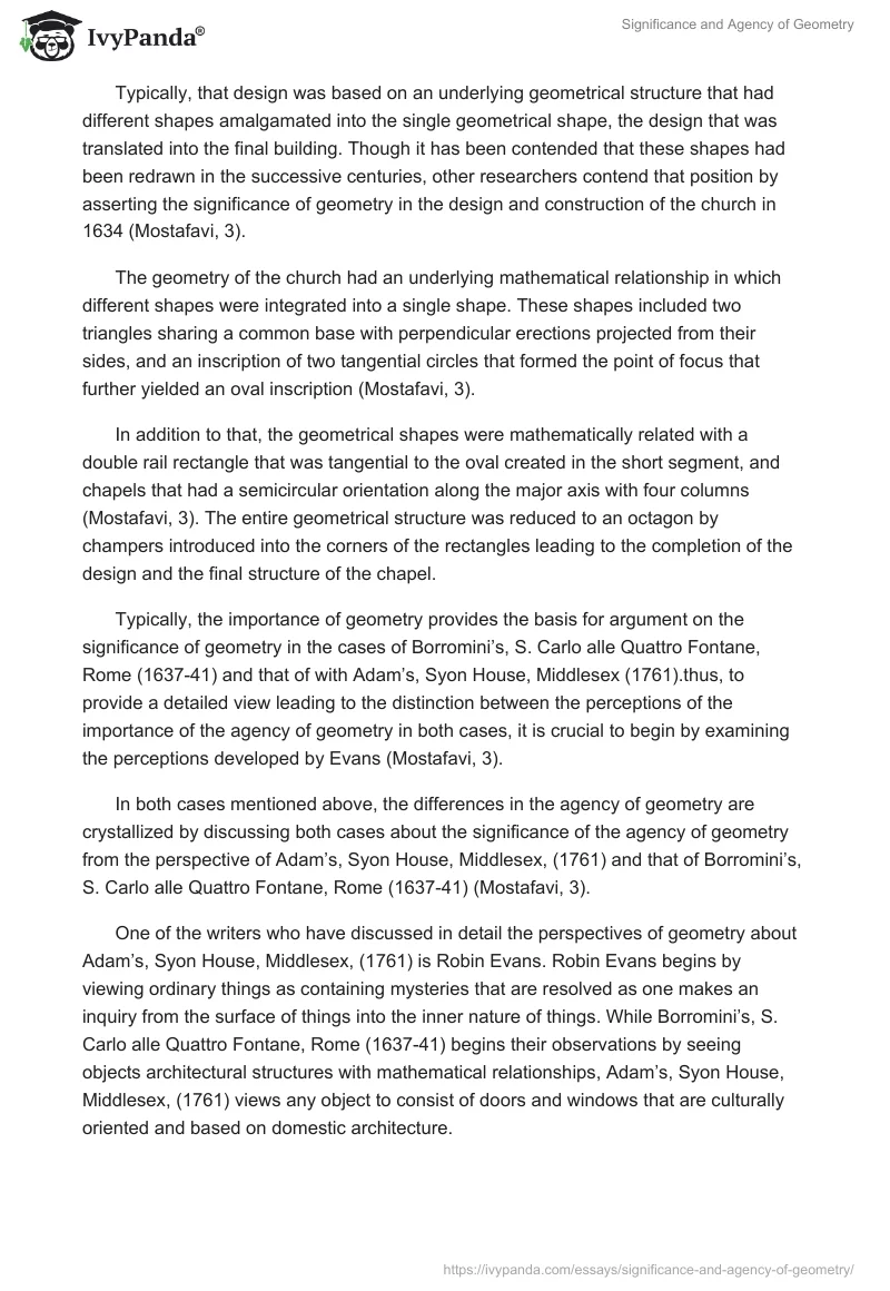 Significance and Agency of Geometry. Page 2