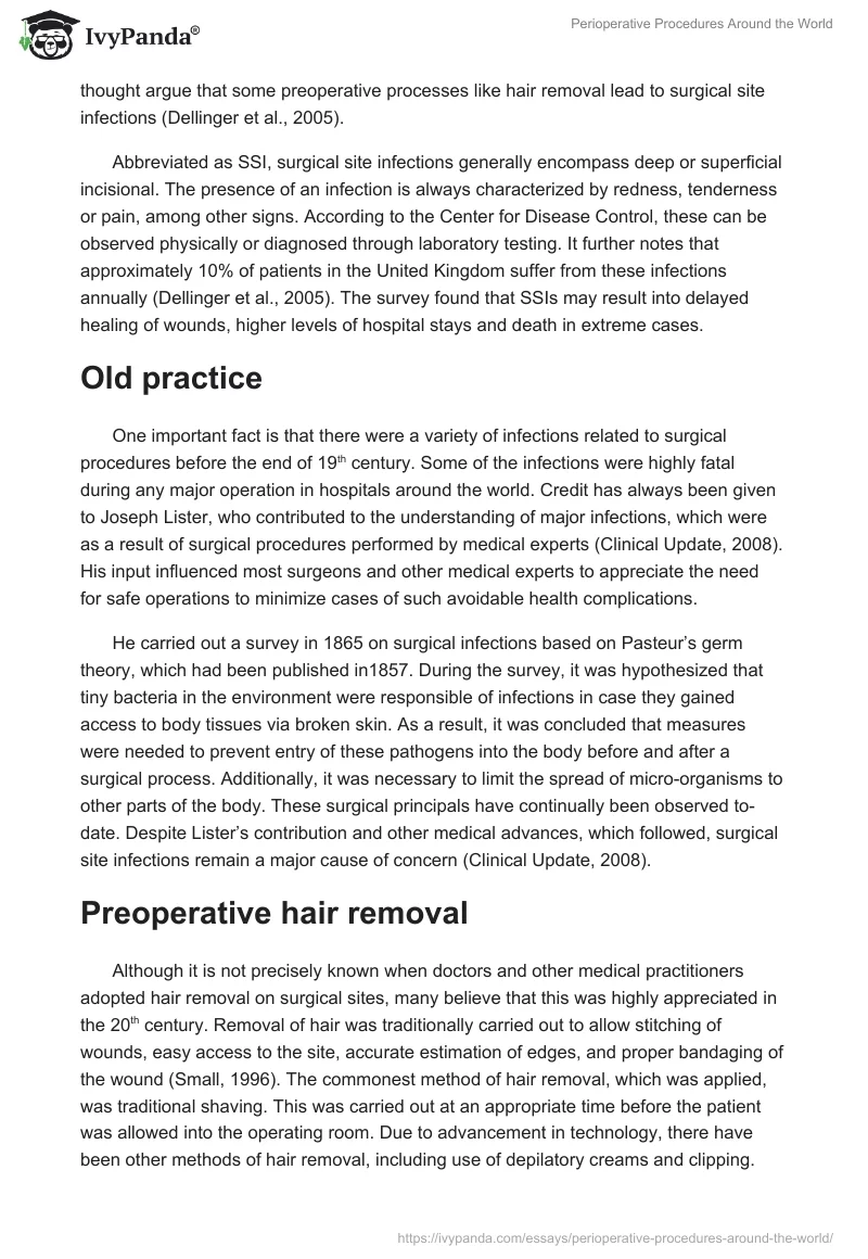 Perioperative Procedures Around the World. Page 2