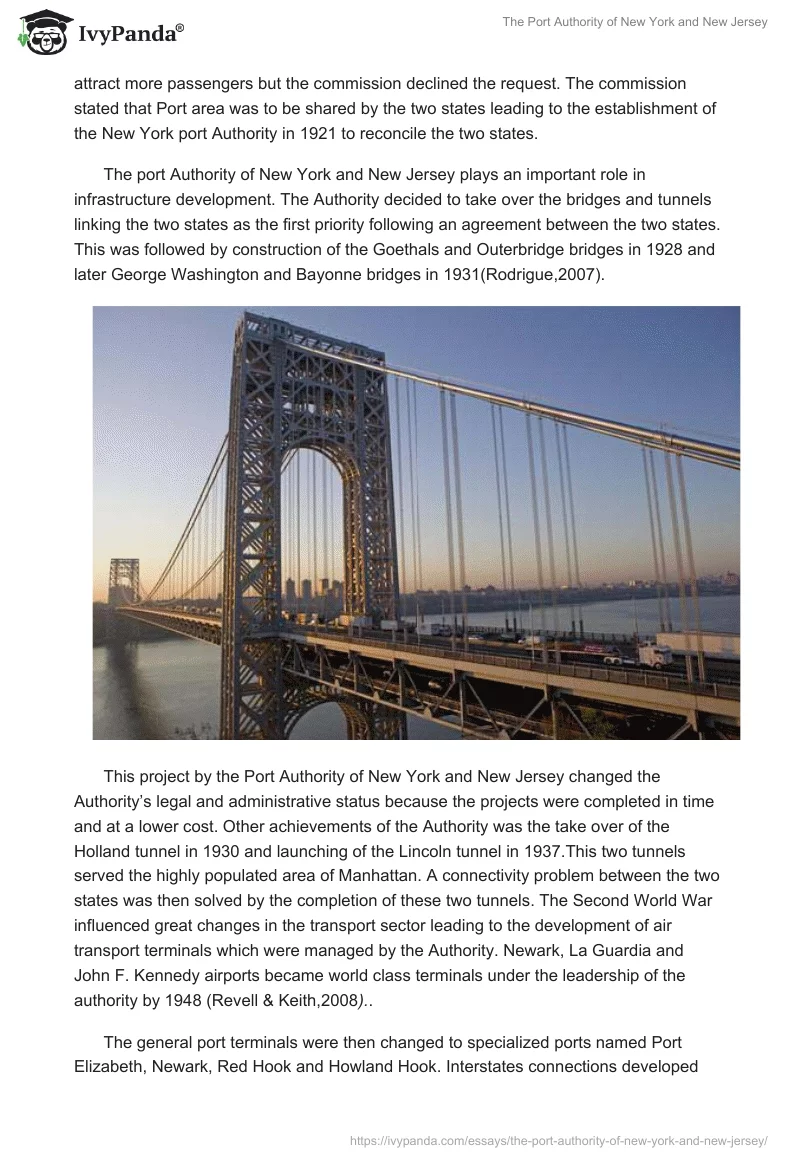 The Port Authority of New York and New Jersey. Page 2