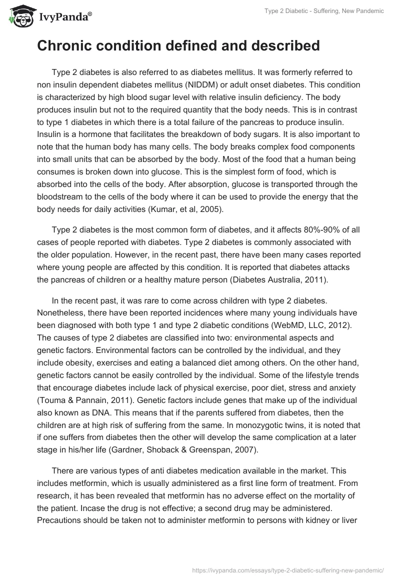 Type 2 Diabetic - Suffering, New Pandemic. Page 2