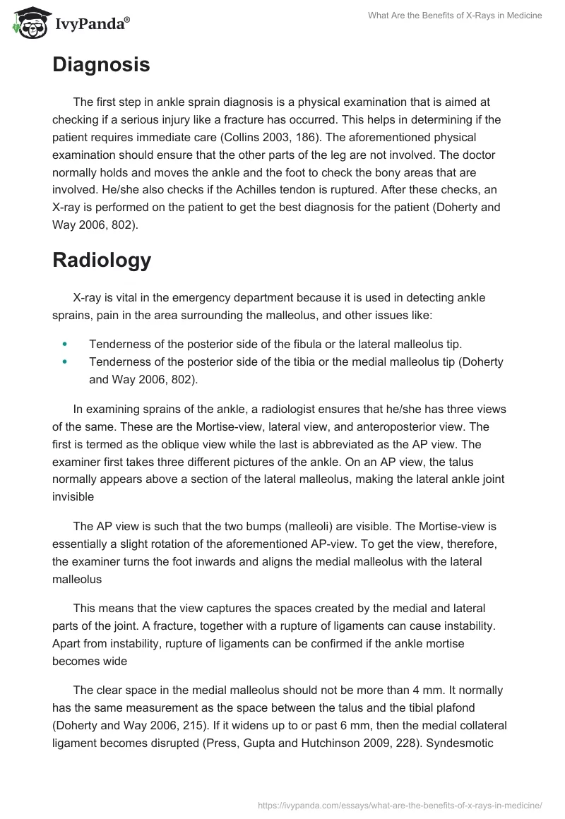 What Are the Benefits of X-Rays in Medicine. Page 3