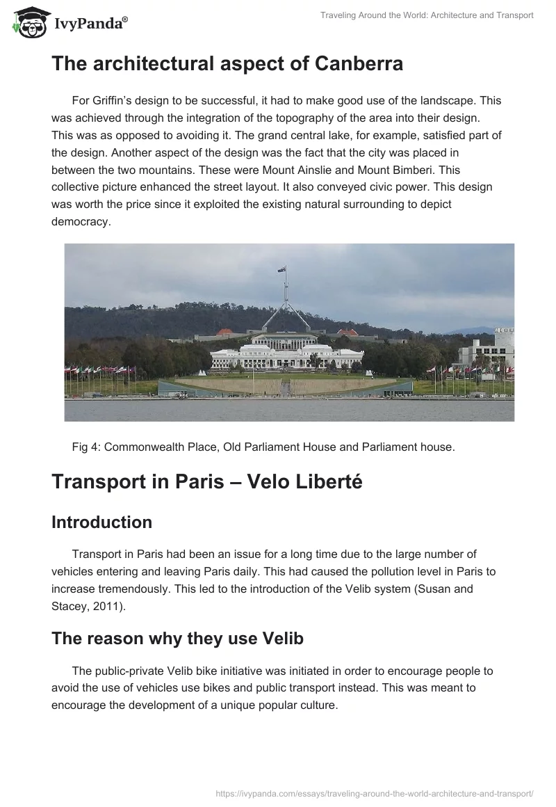 Traveling Around the World: Architecture and Transport. Page 4