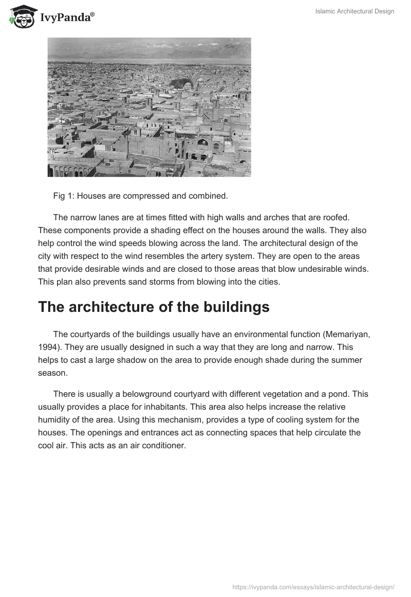 Islamic Architectural Design. Page 2