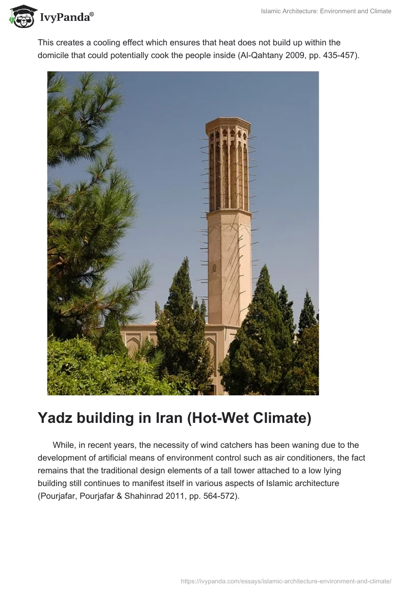 Islamic Architecture: Environment and Climate. Page 4