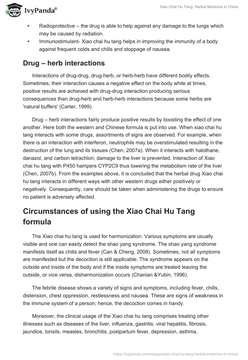 Xiao Chai Hu Tang: Herbal Medicine in China. Page 3