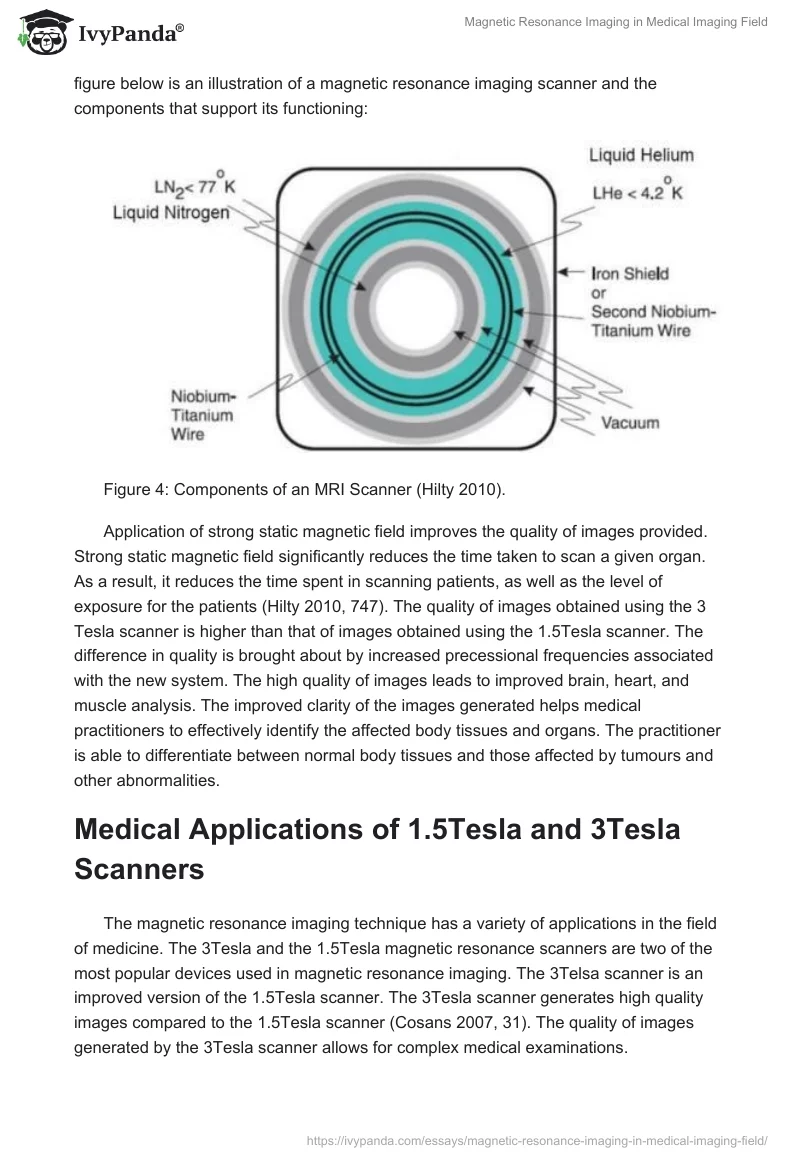 Magnetic Resonance Imaging in Medical Imaging Field. Page 5