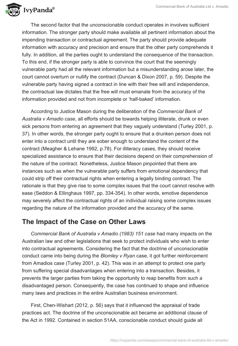 Commercial Bank of Australia Ltd vs. Amadio. Page 4