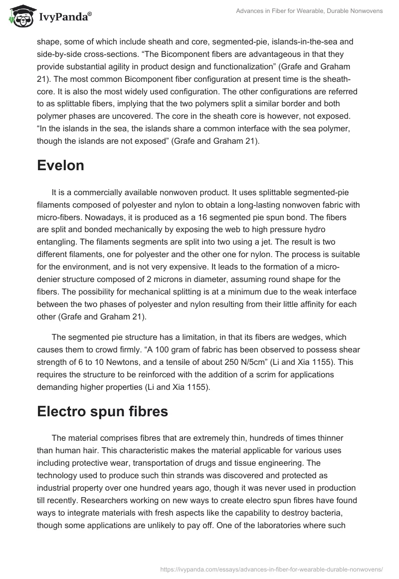 Advances in Fiber for Wearable, Durable Nonwovens. Page 5