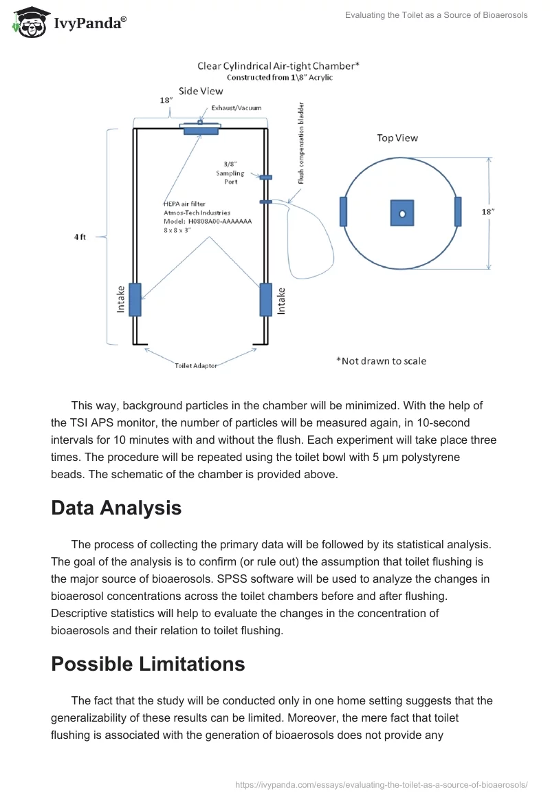 Evaluating the Toilet as a Source of Bioaerosols. Page 3