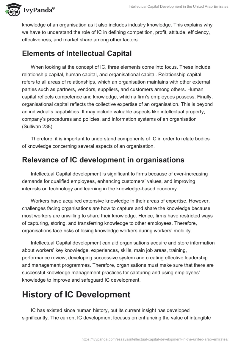 Intellectual Capital Development in the United Arab Emirates. Page 3