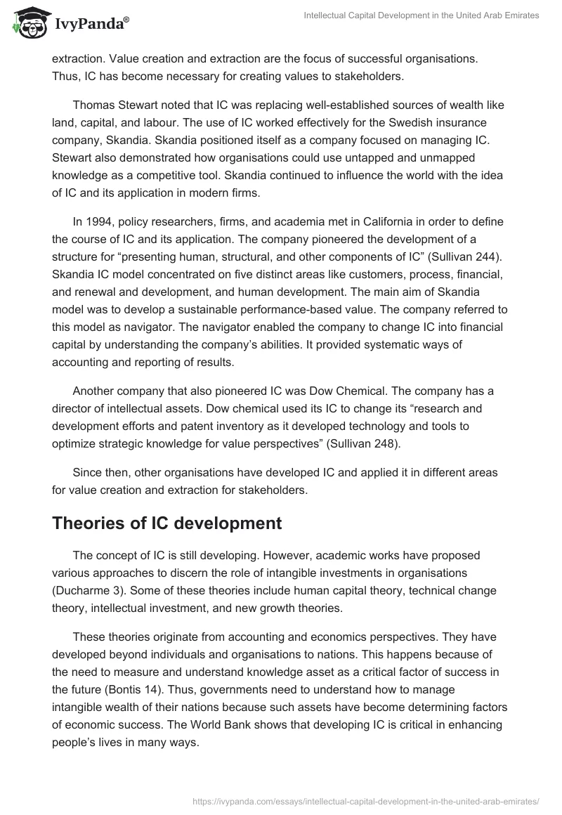 Intellectual Capital Development in the United Arab Emirates. Page 5