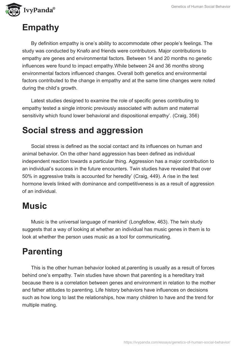 Genetics of Human Social Behavior. Page 2