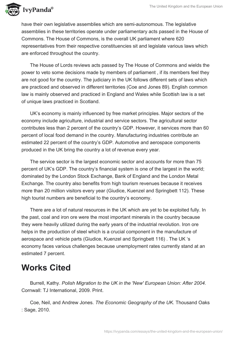 The United Kingdom and the European Union. Page 3