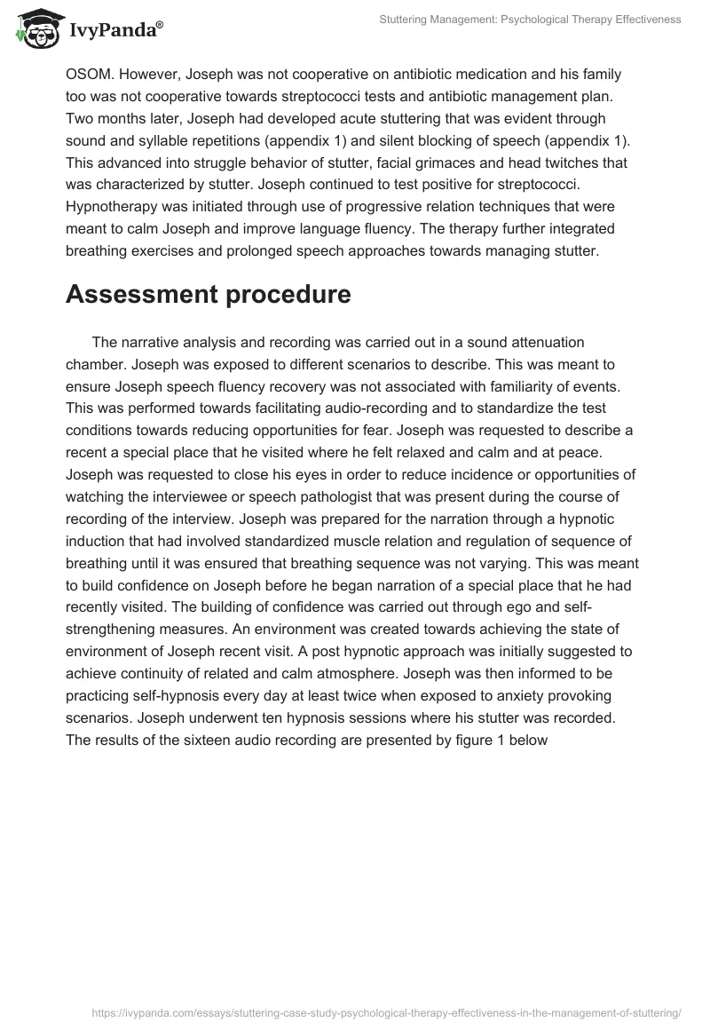 Stuttering Management: Psychological Therapy Effectiveness. Page 2