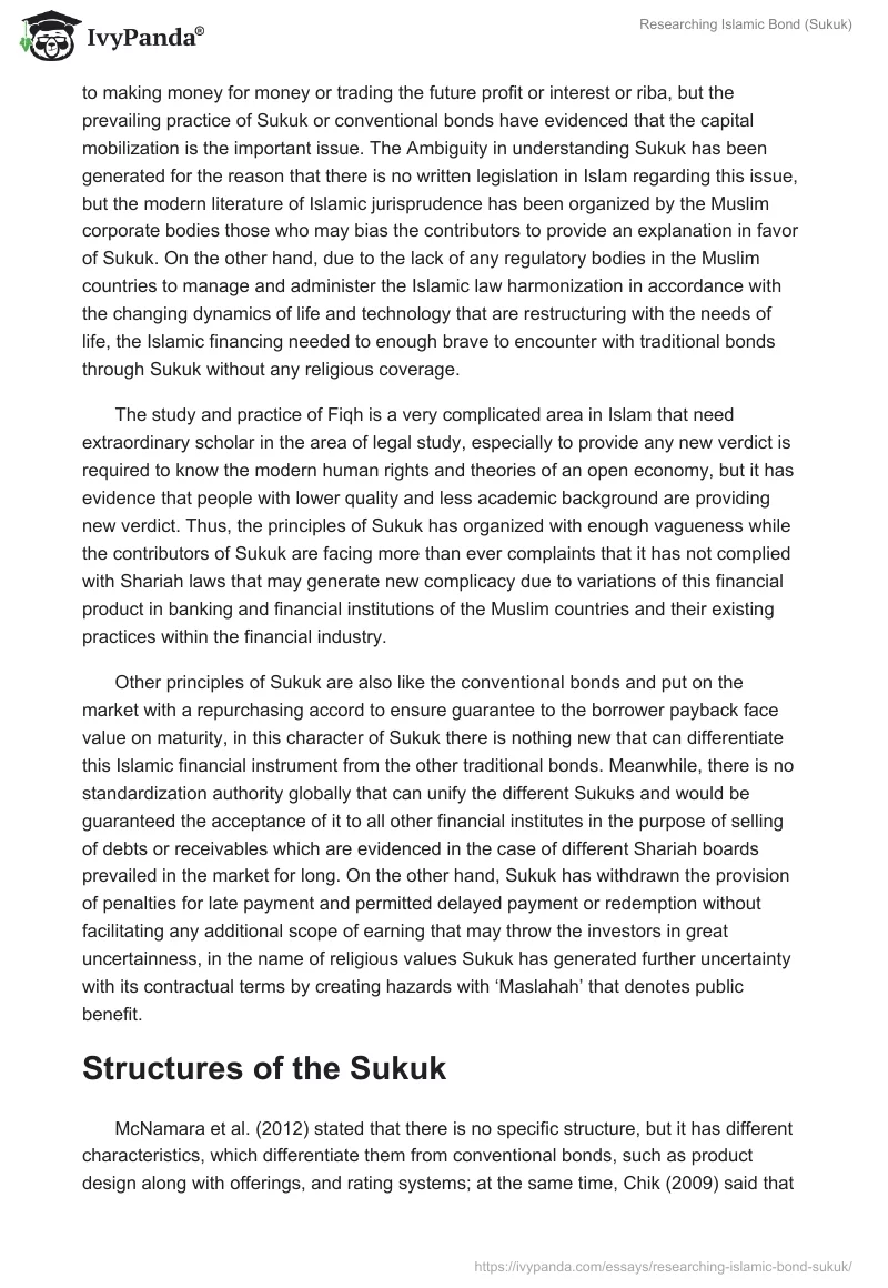 Researching Islamic Bond (Sukuk). Page 5