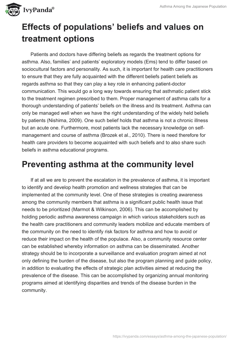 Asthma Among the Japanese Population. Page 3
