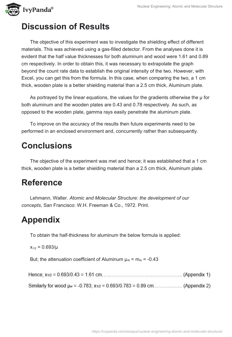 Nuclear Engineering: Atomic and Molecular Structure. Page 5