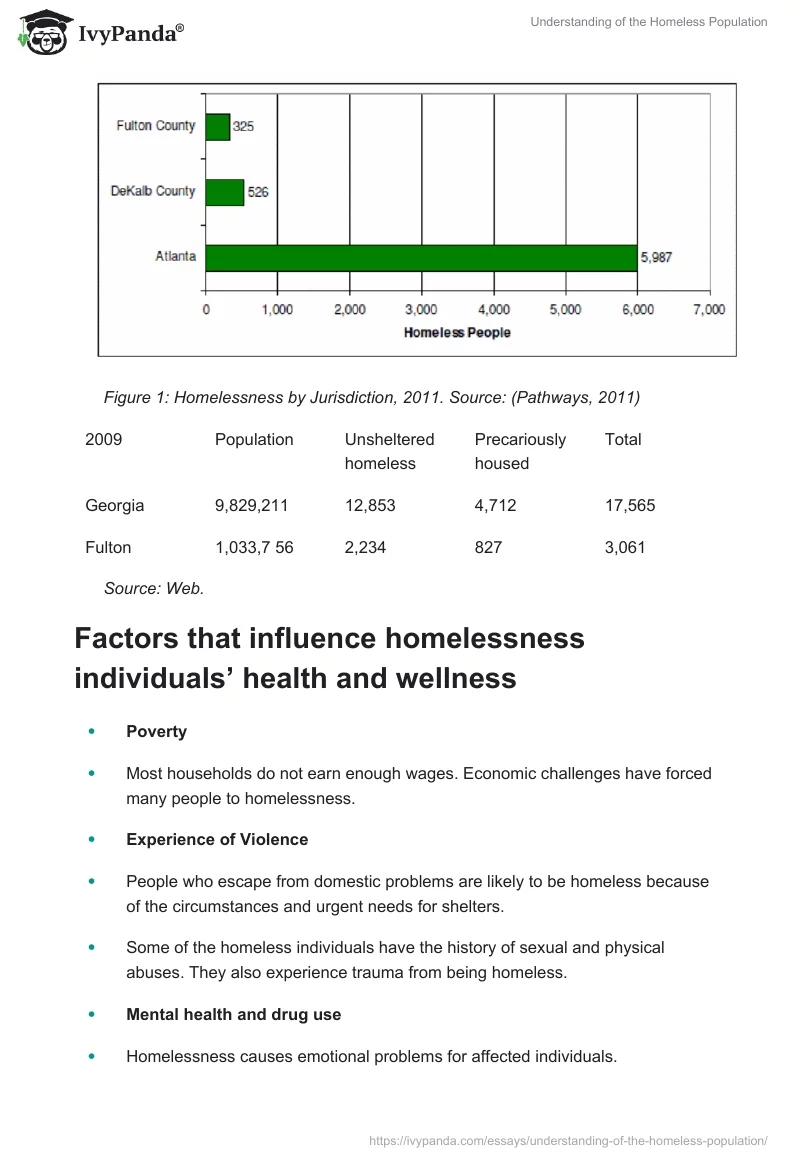 Understanding of the Homeless Population. Page 3