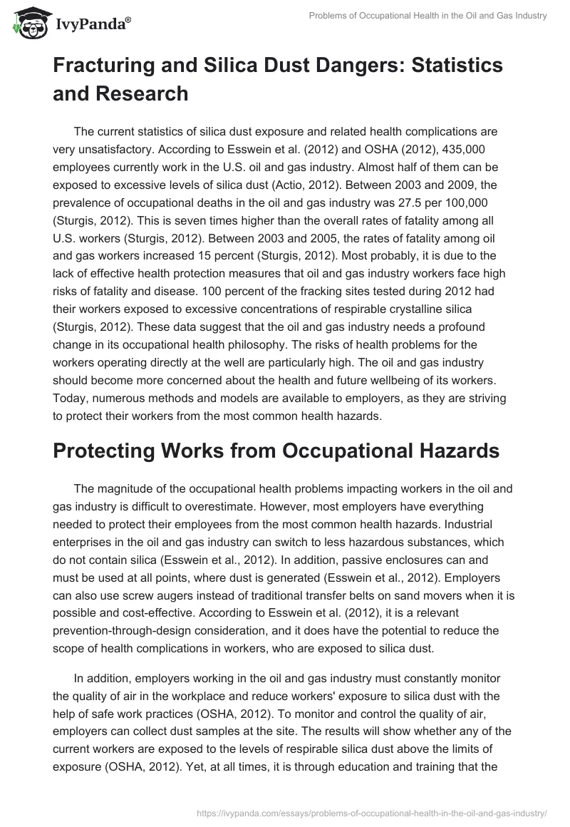 Problems of Occupational Health in the Oil and Gas Industry. Page 3
