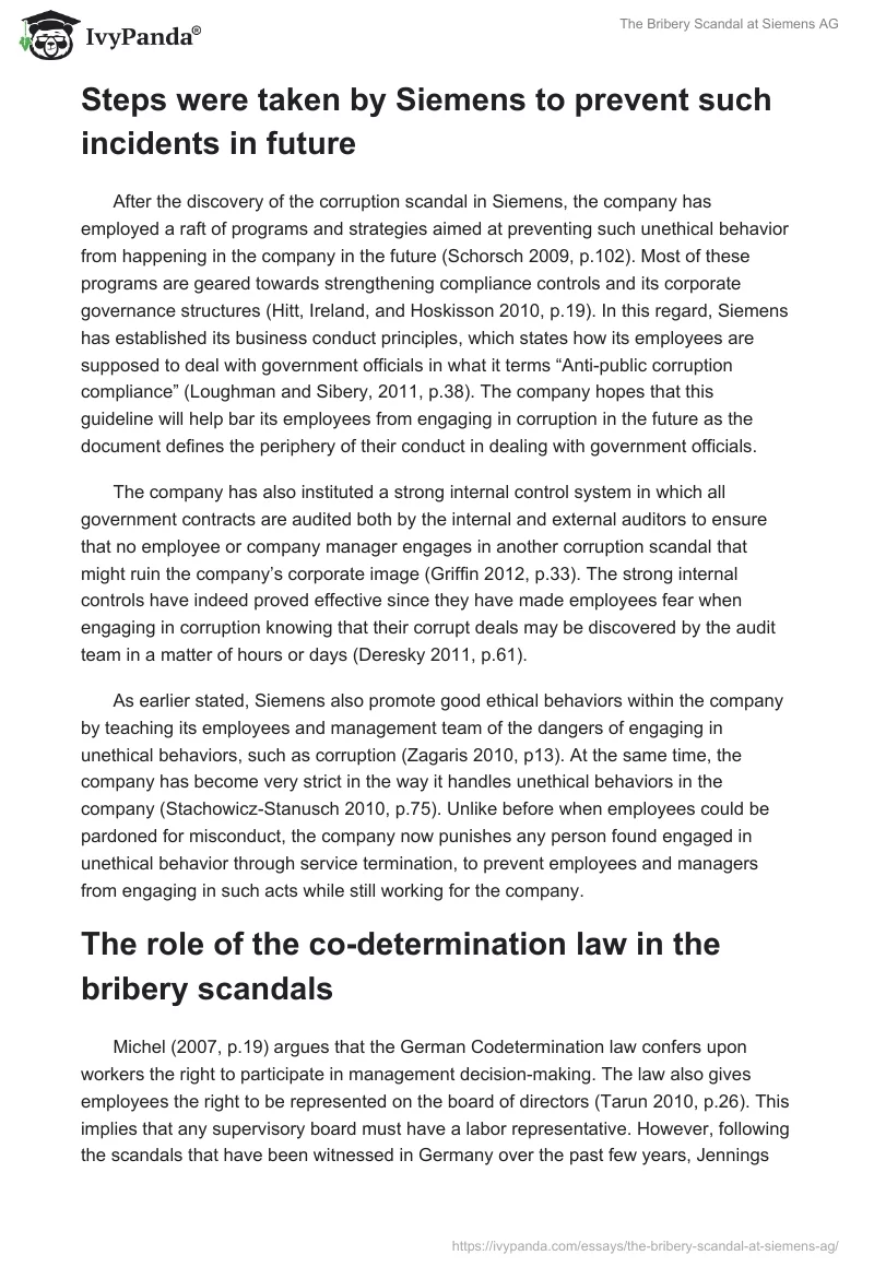 The Bribery Scandal at Siemens AG. Page 3