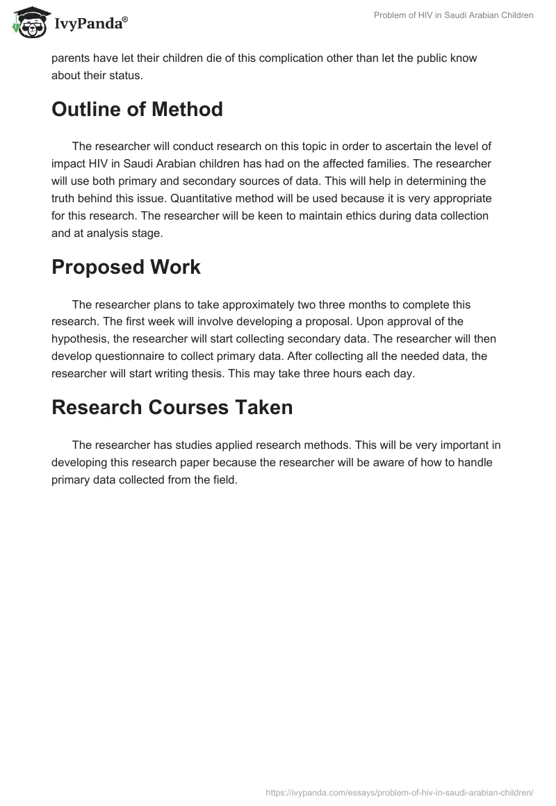 Problem of HIV in Saudi Arabian Children. Page 2