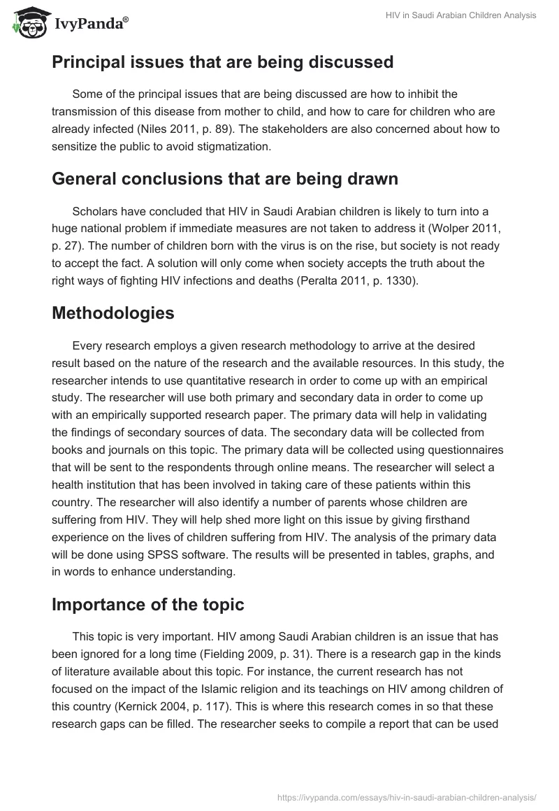HIV in Saudi Arabian Children Analysis. Page 3