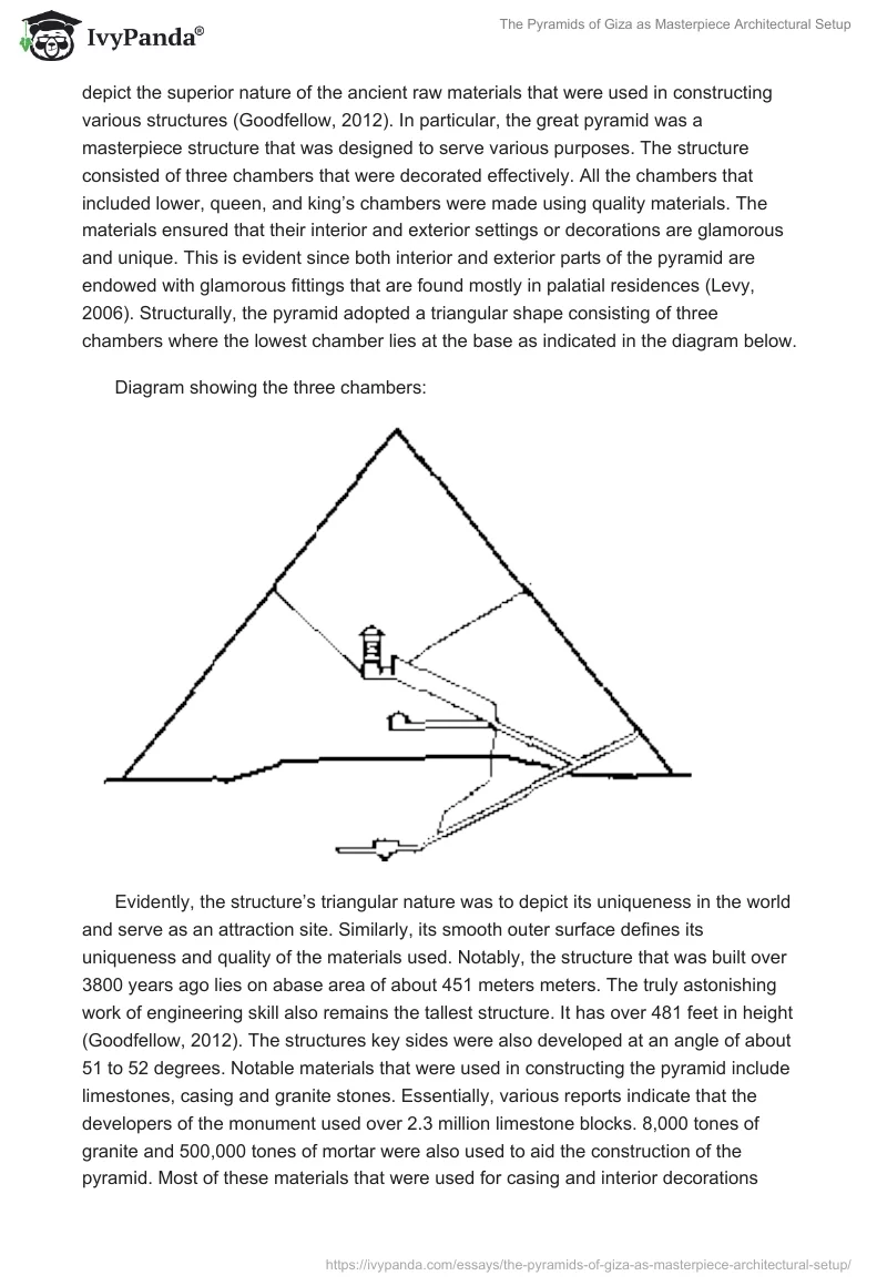 The Pyramids of Giza as Masterpiece Architectural Setup. Page 4