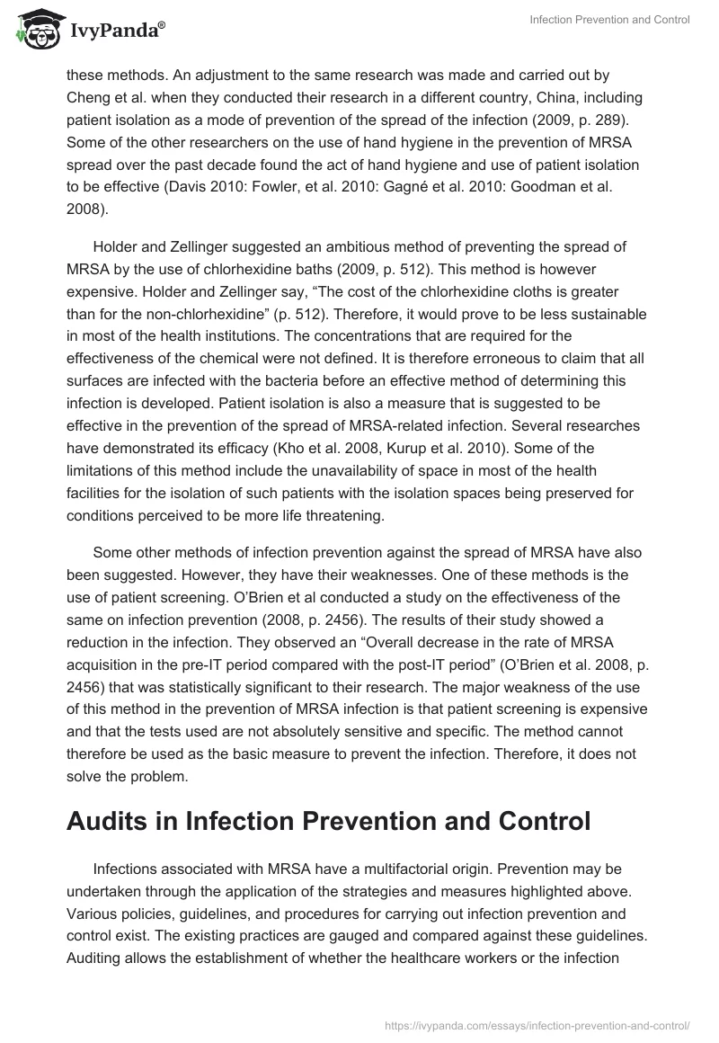Infection Prevention and Control. Page 5