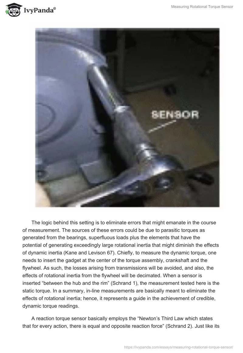 Measuring Rotational Torque Sensor. Page 5